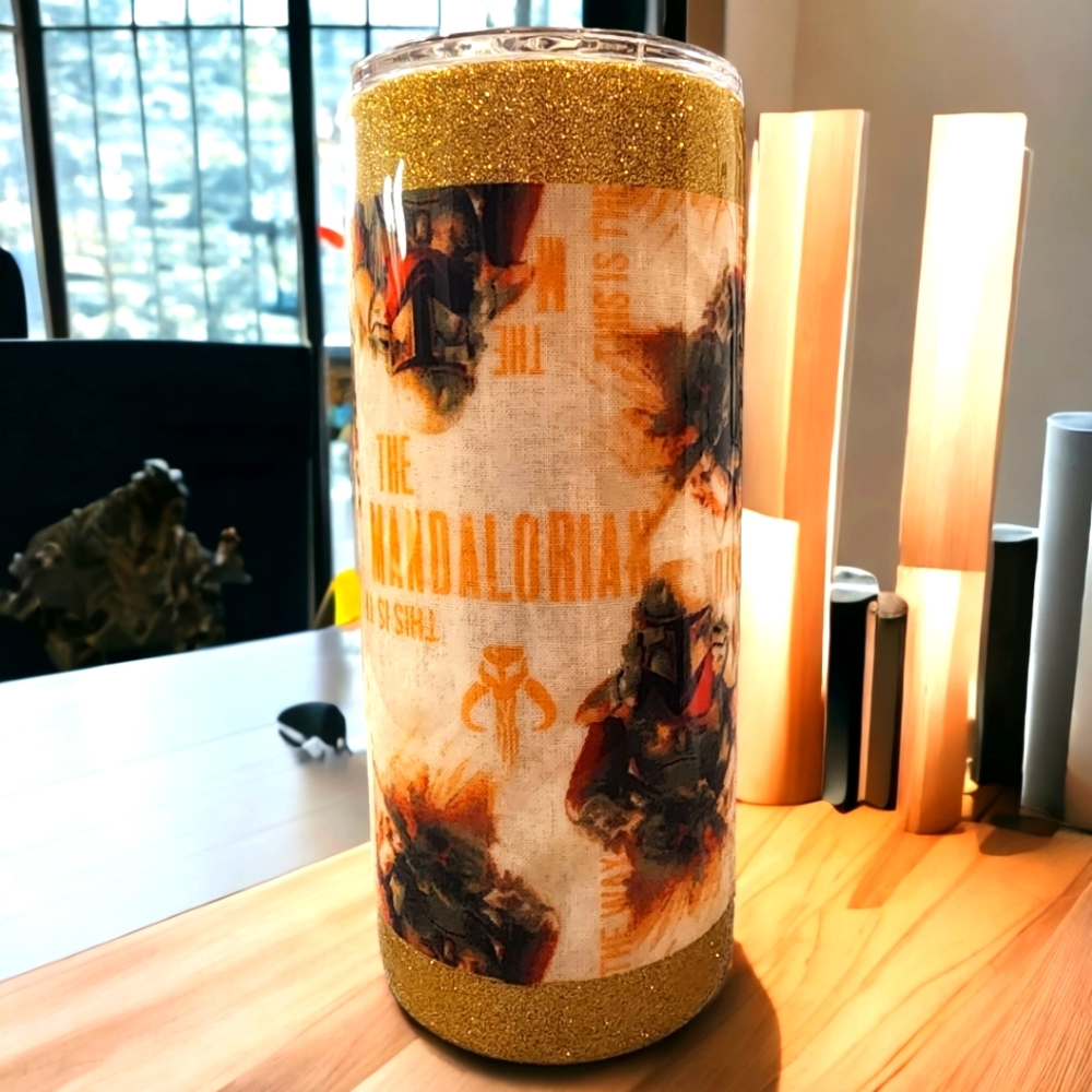 Mandalorian/15oz Fabric Tumbler